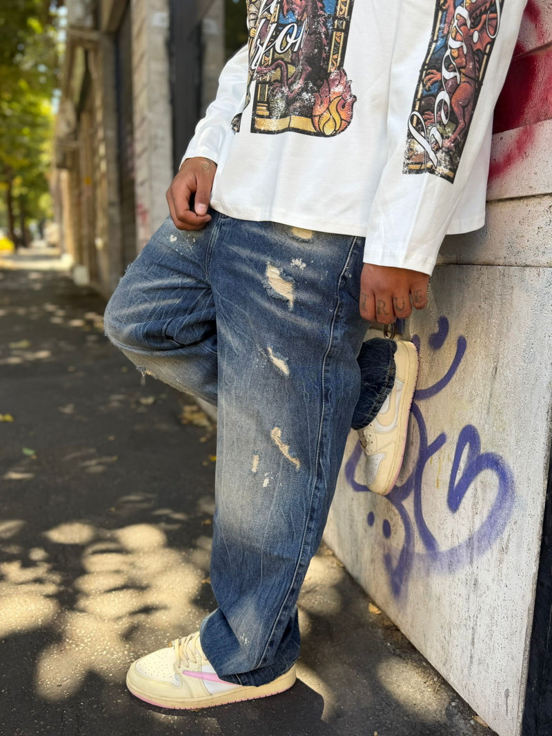 Jeans Baggy YX3891