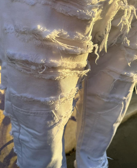 Jeans ripped