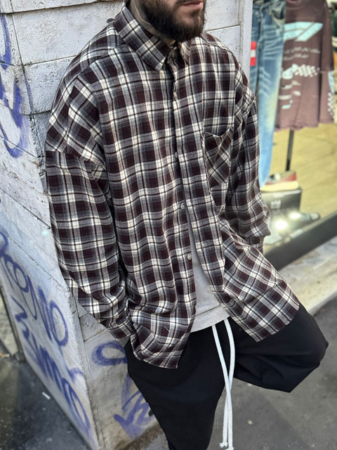 Camicione Over Prime Marrone 102G