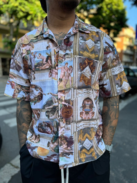 Camicia manica corta religious