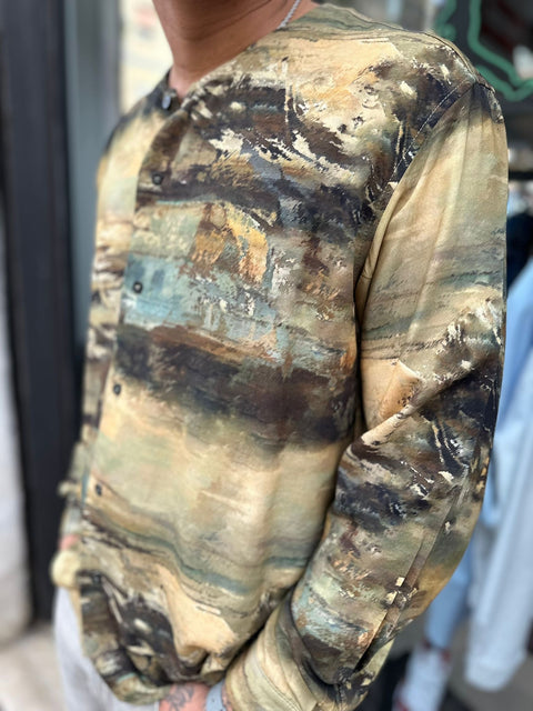 Camicia a fantasia marmo
