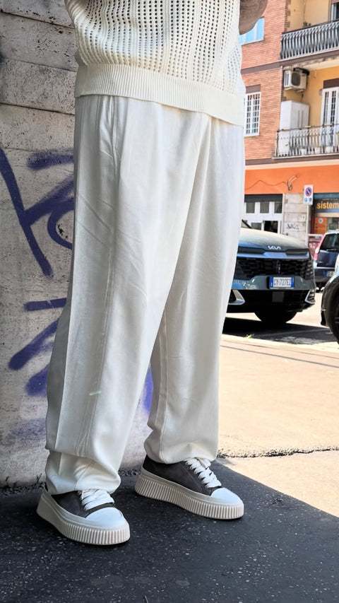 Pantalone E18 beige