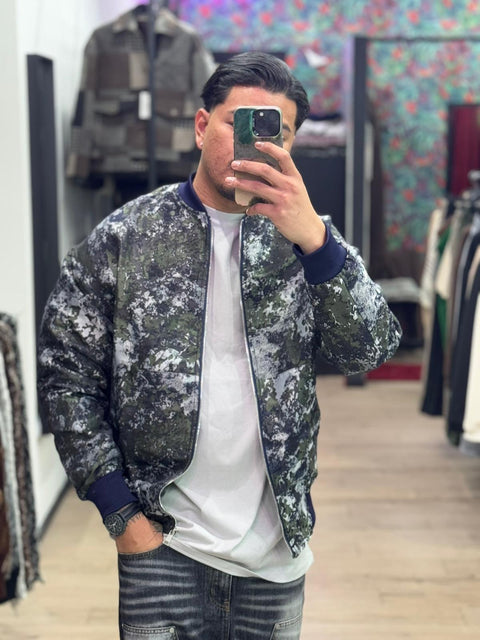 Bomber military blue
