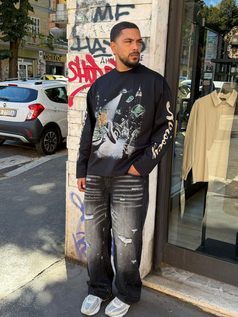 T-shirt Noissey New York Night Heli-Cash