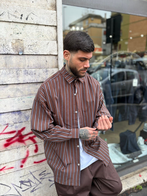 Camicia Over Rigata 501