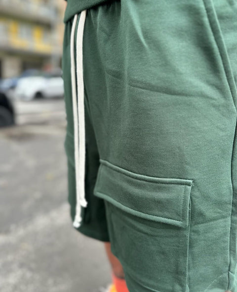 Pantaloncini sartoriali tasca frontale