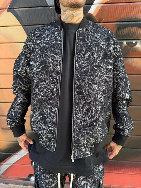Coordinato 032GP Black roses