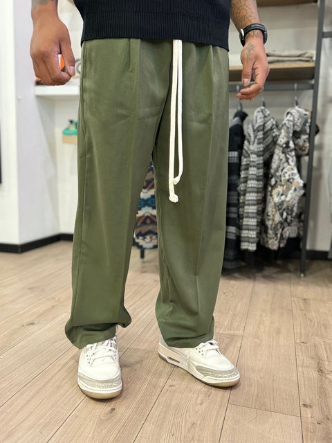 Pantalone liscio fondo ampio 094