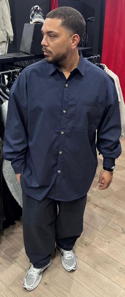 Camicia Over Gessata 210G