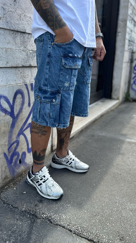 Jeans short low key
