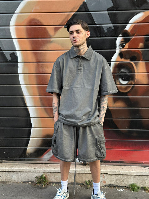 Bermuda comfy cargo lat washed 041P