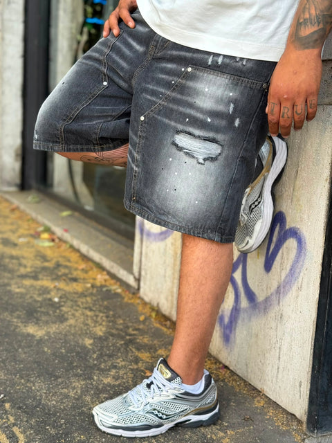 Short Denim Black V0611