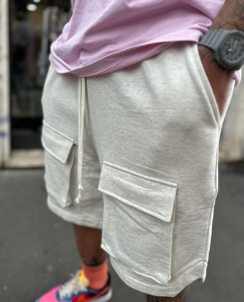 Pantaloncini sartoriali tasca frontale