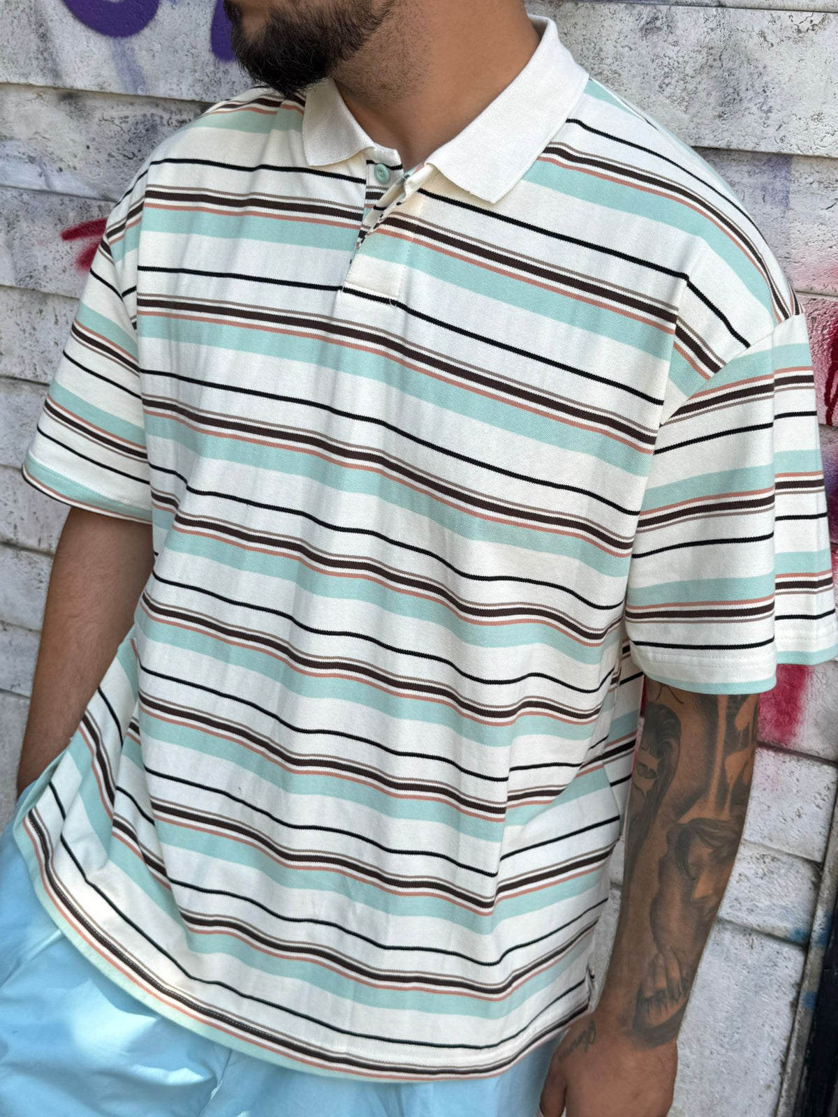 Polo Over Stripes 268G