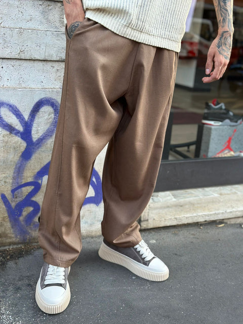 Pantalone E18 marrone