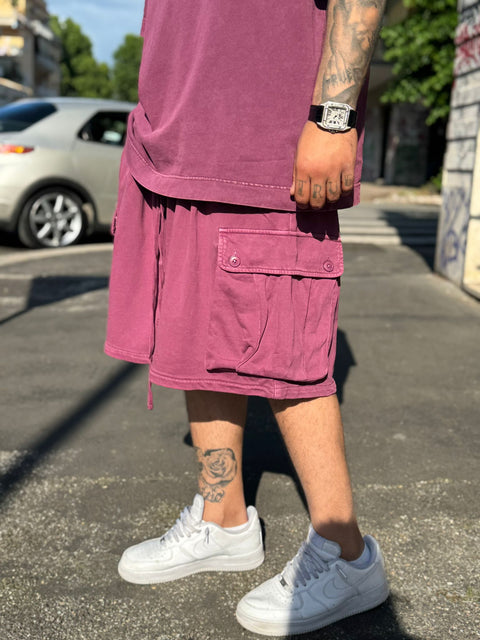 Short Washed Cargo Over 232P