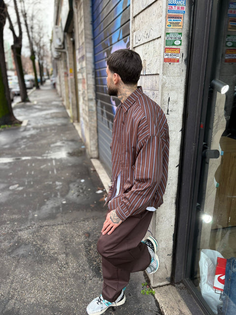 Camicia Over Rigata 501