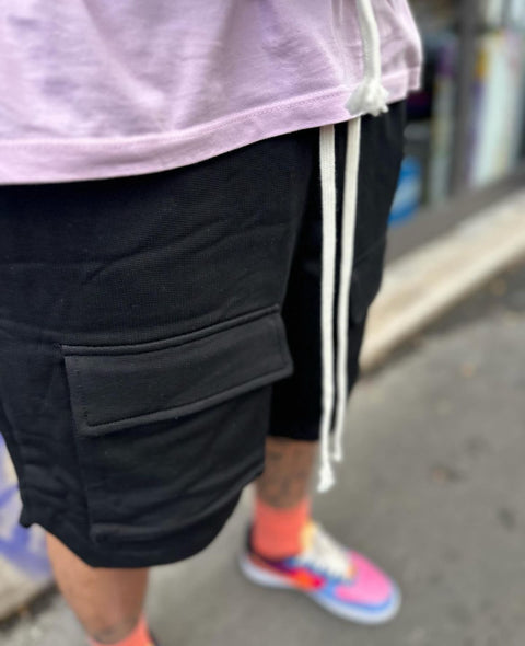 Pantaloncini sartoriali tasca frontale