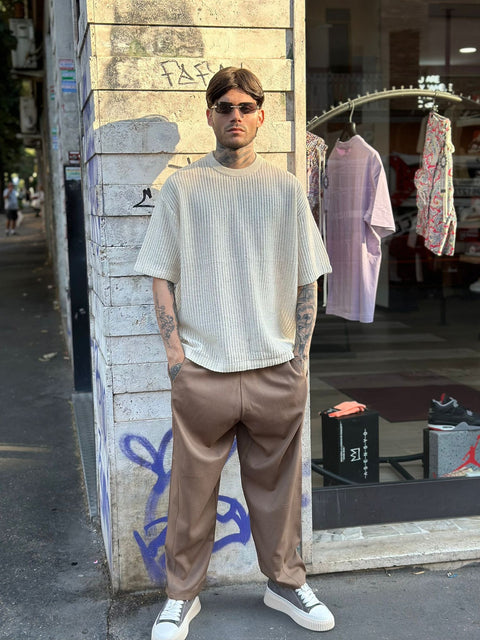 Pantalone E18 marrone