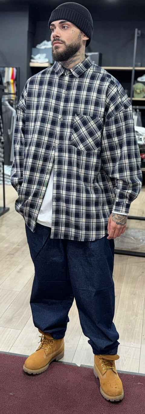 Camicione Over Prime Blu 102G