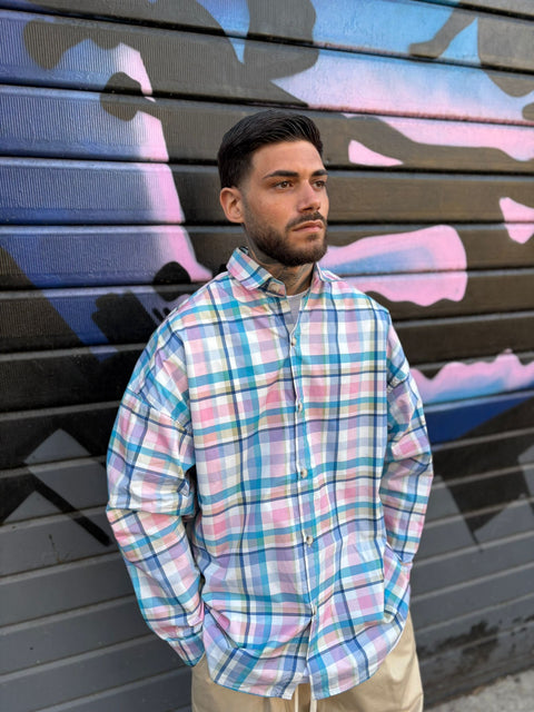 Camicione Quadri Over 462-06