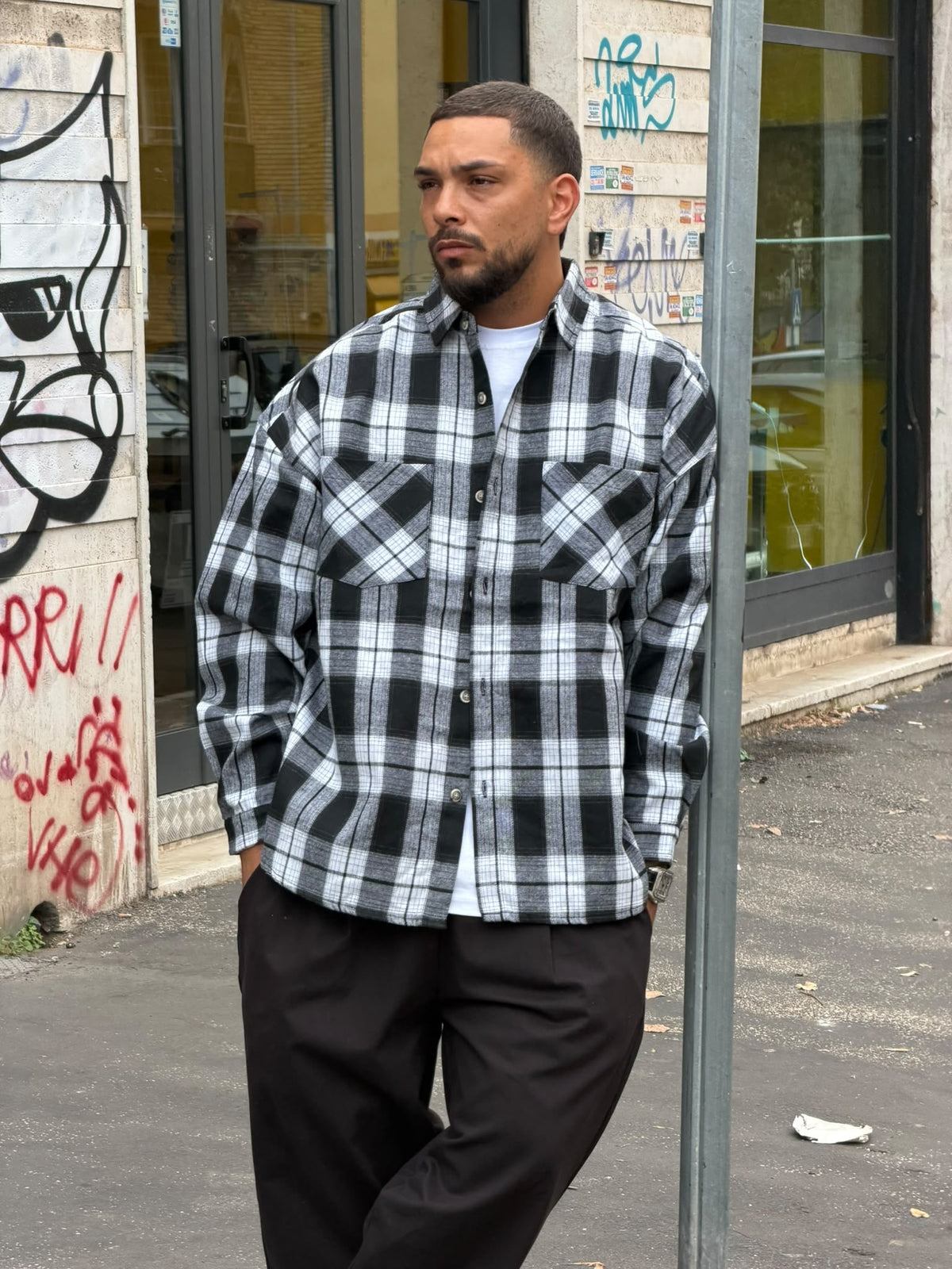 Camicia a quadri Roma