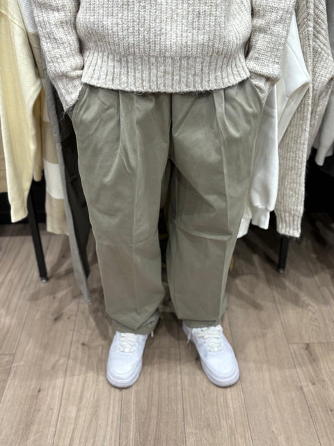 Pantalone Over beige 101
