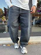 Jeans Baggy Mimetico Laser Nero