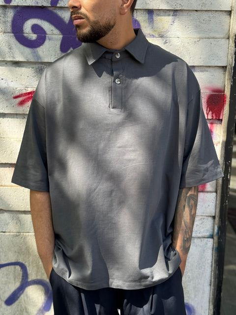 Polo Oversize Tinta Unita 906