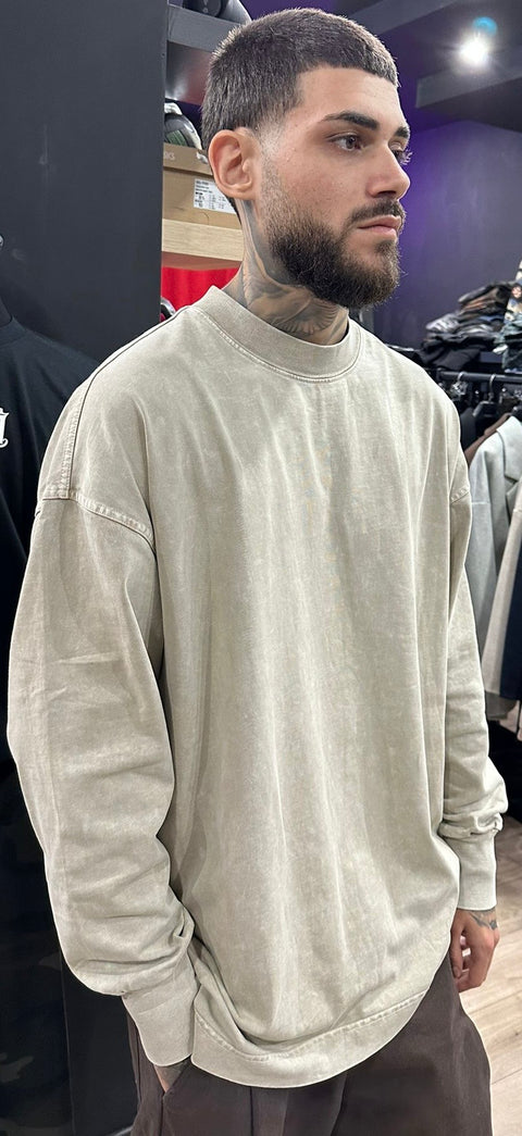 T-shirt Over Manica Lunga 101G