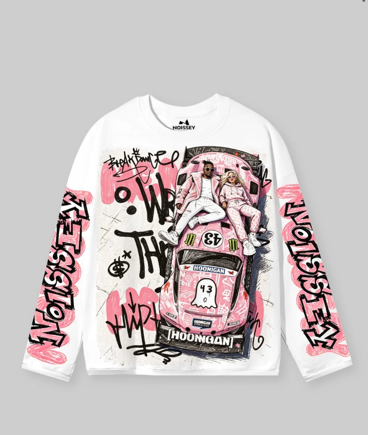 T-shirt Noissey Pink Hoonigan Graffiti