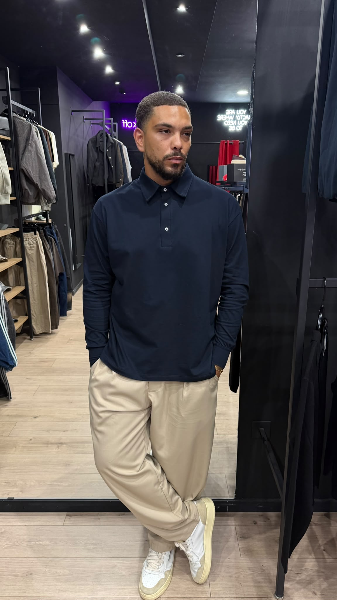 Signature Fit Long Sleeve Polo Grovestreet Clothing