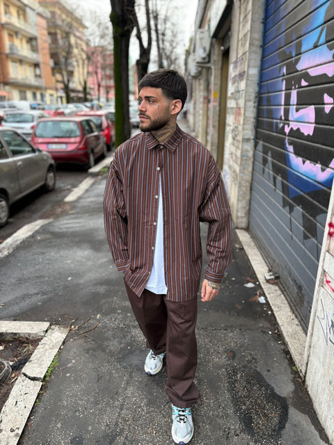 Camicia Over Rigata 501