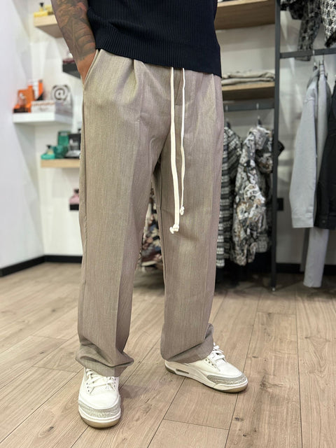 Pantalone liscio fondo ampio 094