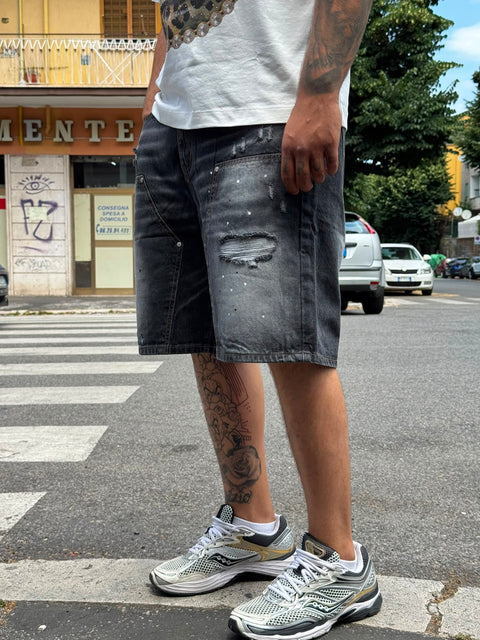 Short Denim Black V0611