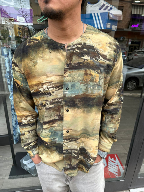 Camicia a fantasia marmo