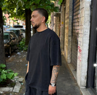T-shirt Washed Over 235G