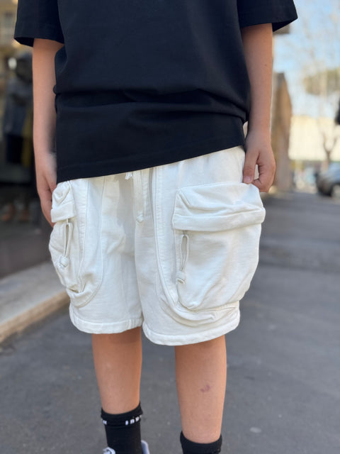 Pantaloncino washed cargo front kid 36P