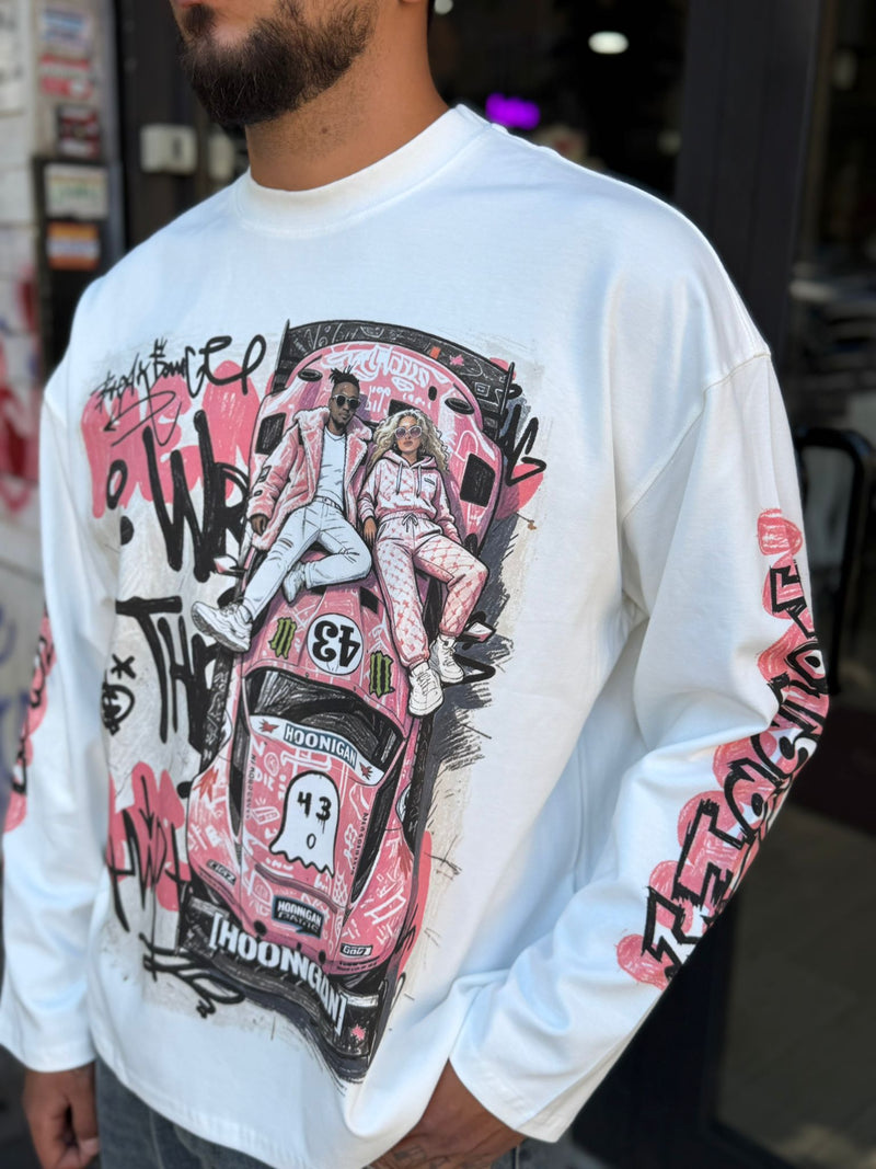 T-shirt Noissey Pink Hoonigan Graffiti