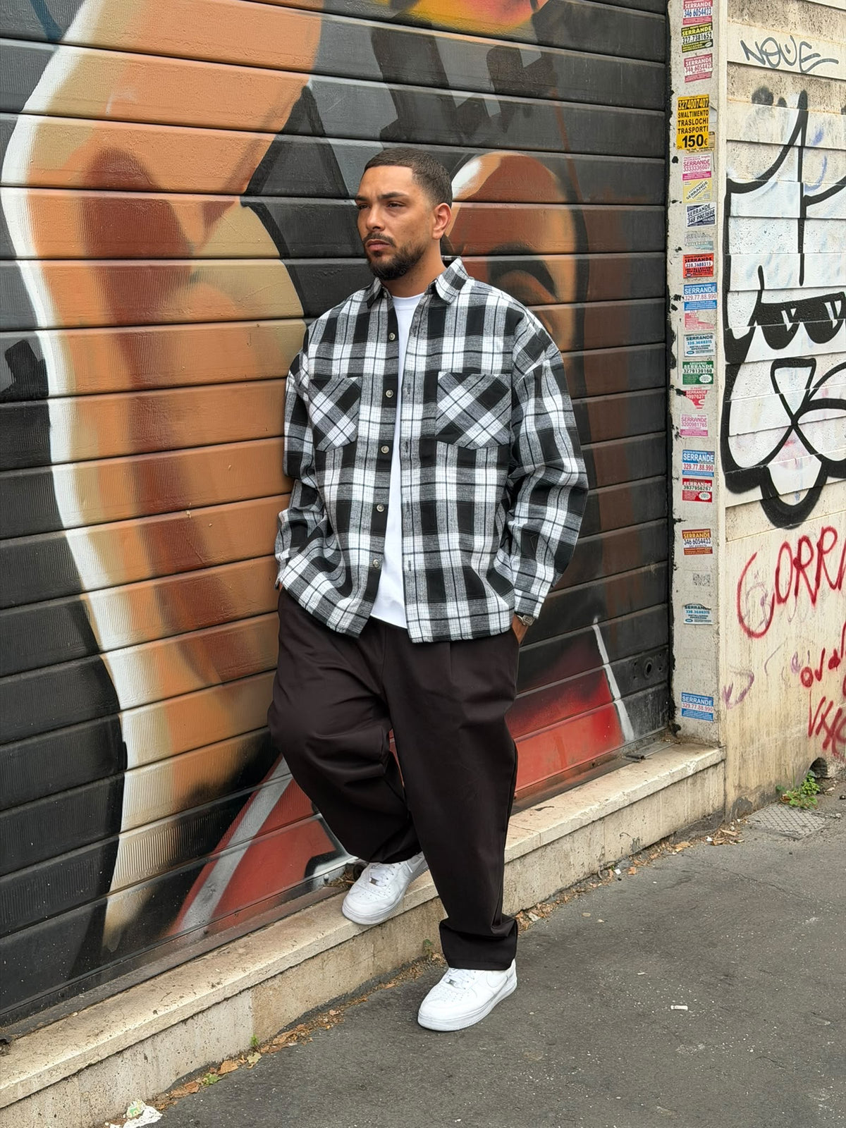 Camicia a quadri Roma