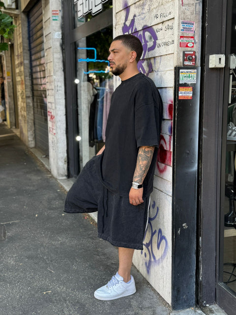 T-shirt Washed Over 235G