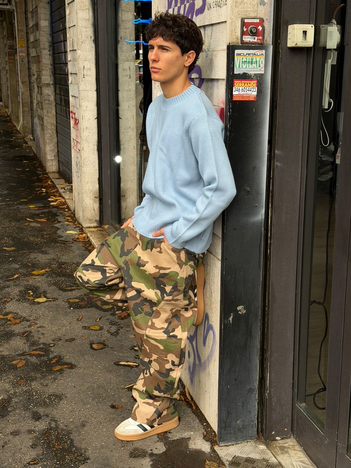 Pantalone Baloon Mimetico
