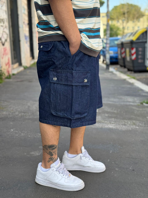 Bermuda Denim Cargo Over 227P