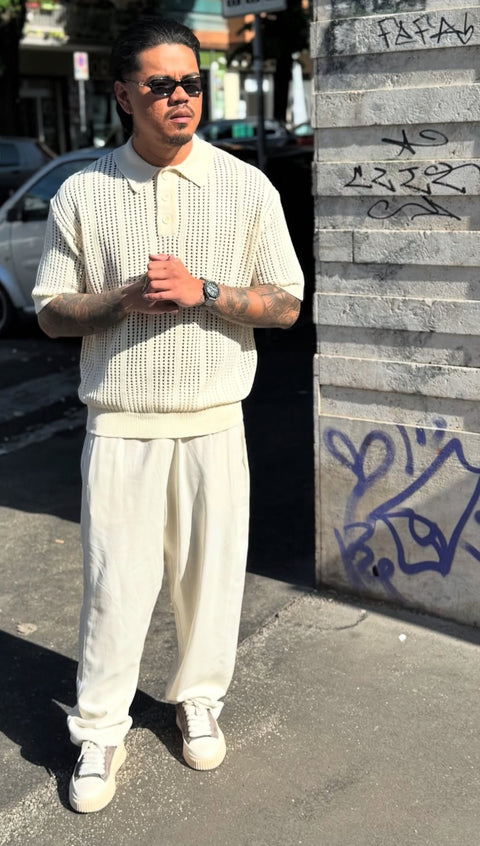 Pantalone E18 beige