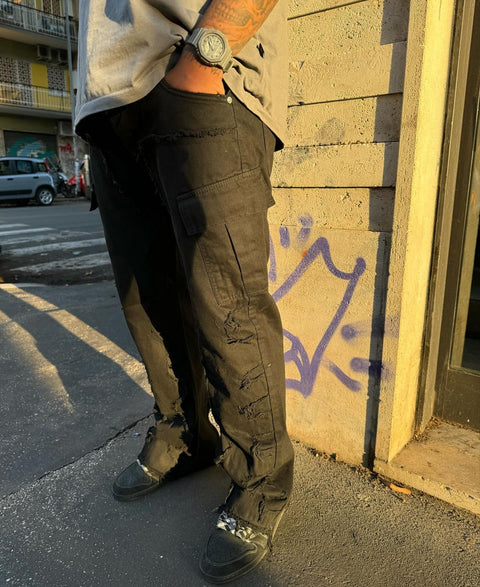 Jeans ripped