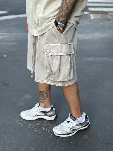 Short Washed Cargo Over 232P