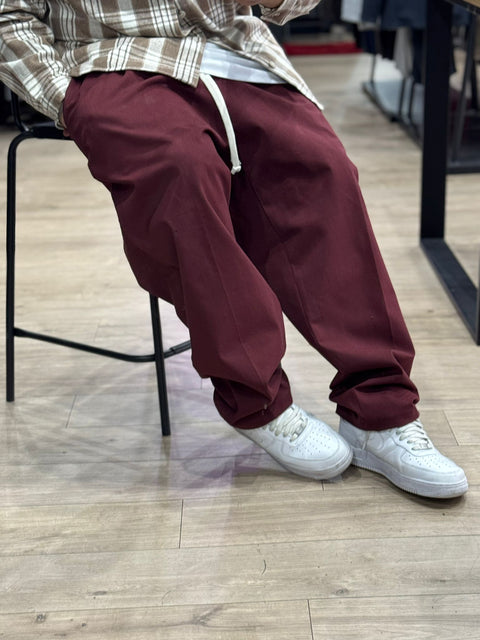 Pantalone Over Bordeaux 101