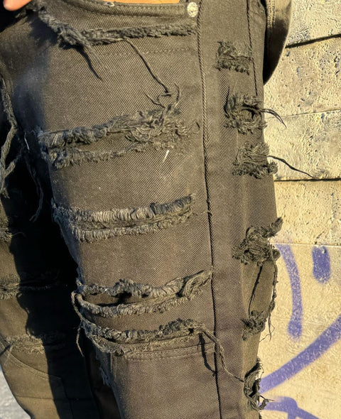 Jeans ripped
