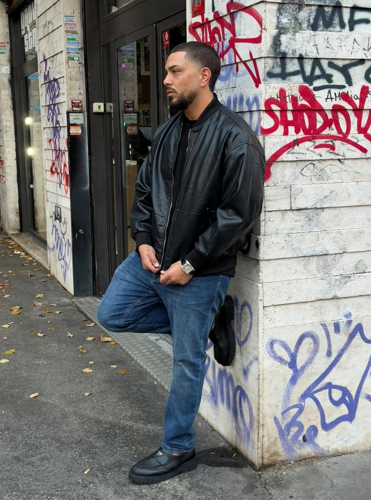 Bomber pelle Tokyo