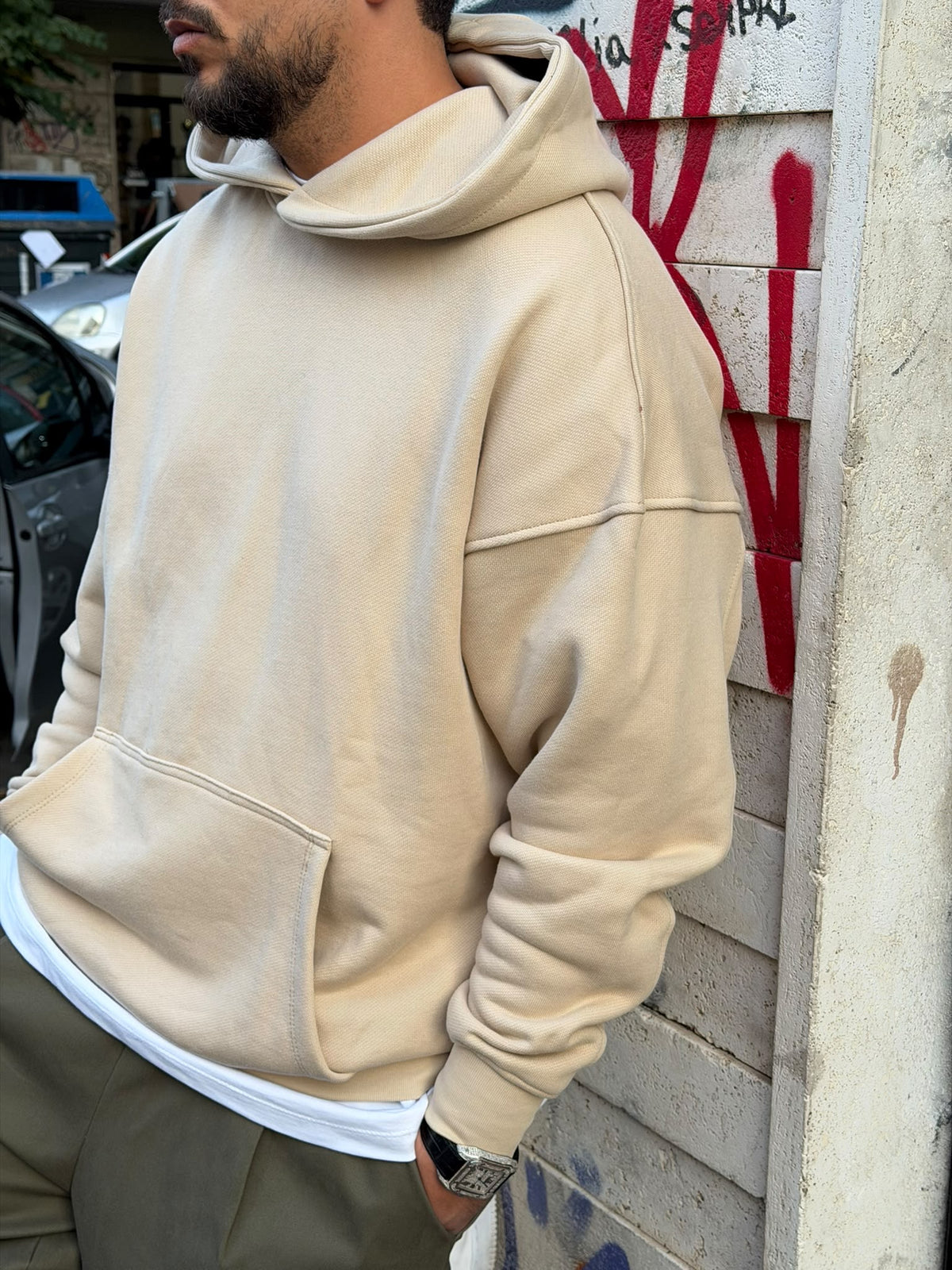 Felpa Sartoriale Oversized Grovestreet Clothing